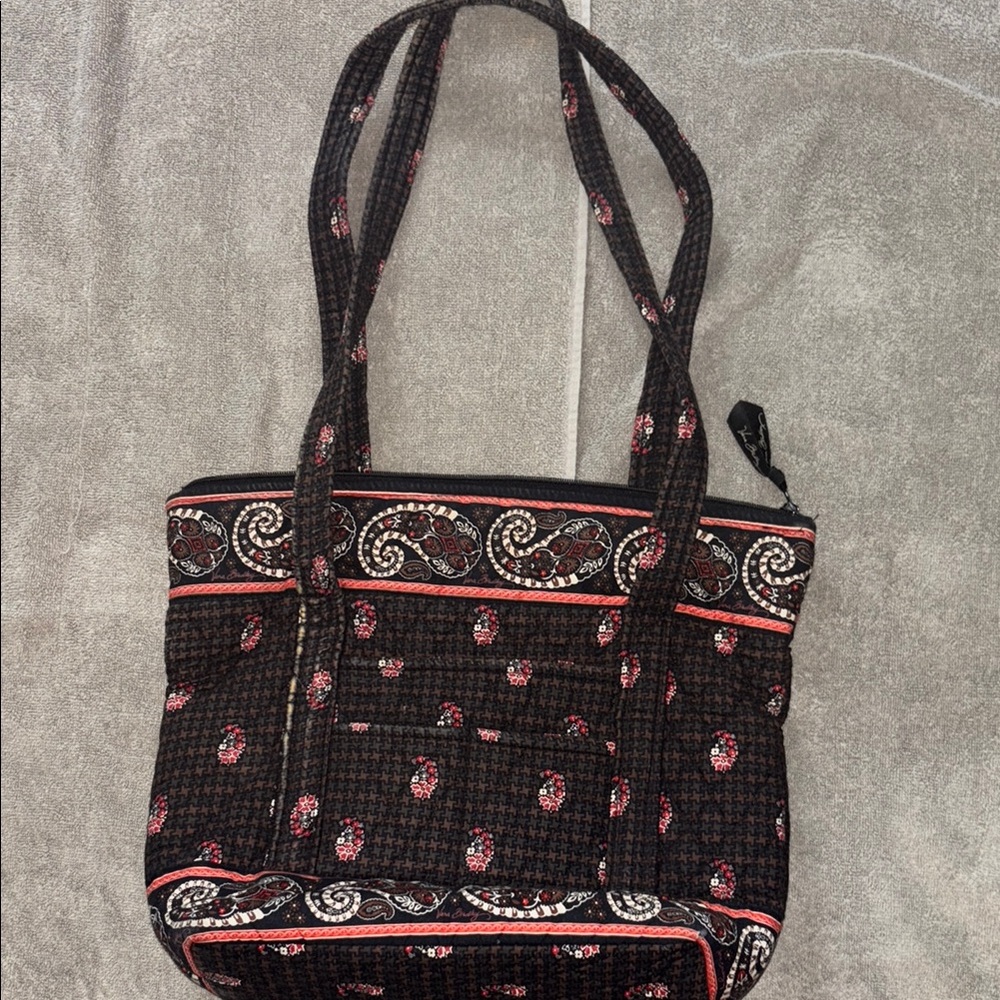 Vintage Vera Bradley shoulder bag in retired houndstooth brown